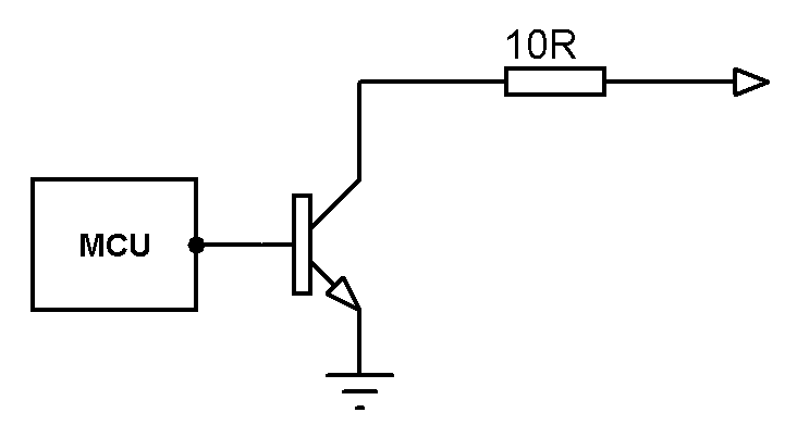 Channel diagram in “MINUS (100mA)” mode