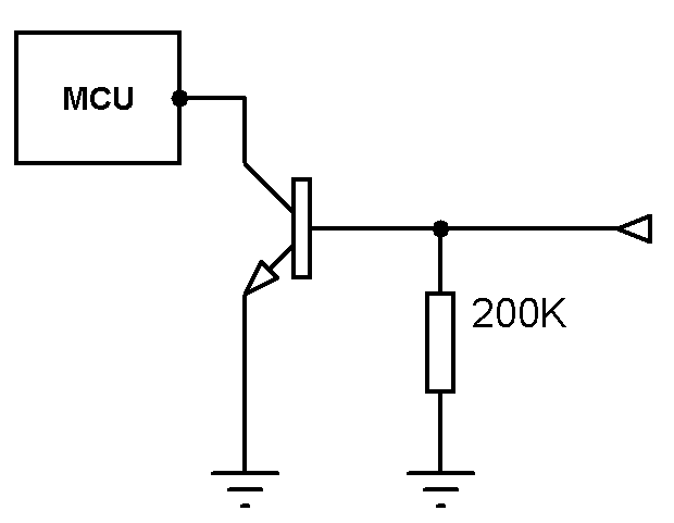 Channel diagram in “pull up air” mode
